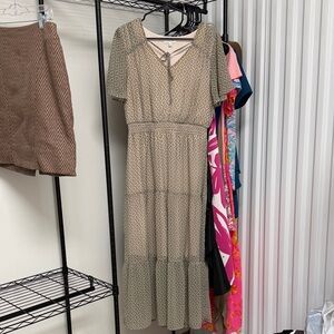 Style:Luxology Elegant Geometric Patterned Dress